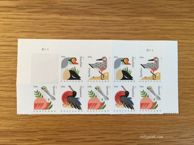 CM postcard stamps