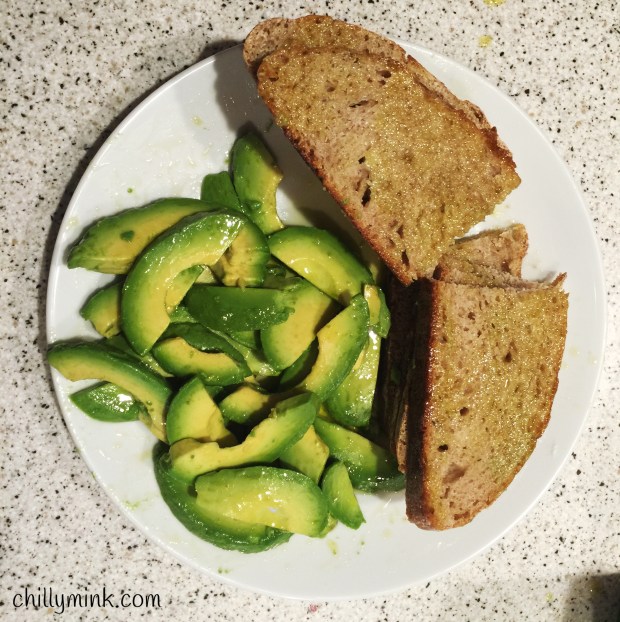 CM bread and avocado olive oil